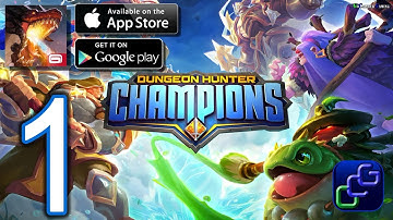 Dungeon Hunter Champions Beta iOS Walkthrough - Gameplay Part 1 - World 1: Dragon Sanctuary