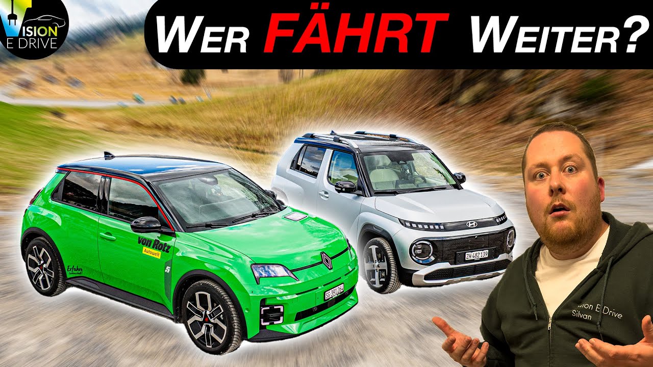 Renault 5 vs. Hyundai Inster - Reichweite, Laden, Verbrauch - Wer baut das bessere Auto?