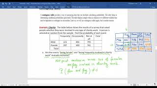 Ch 4  Part 3  Contingency Tables  Complement Rule and More Examples 26 min
