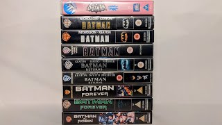Batman Movies On Vhs Tape In 4K Bat-Vision