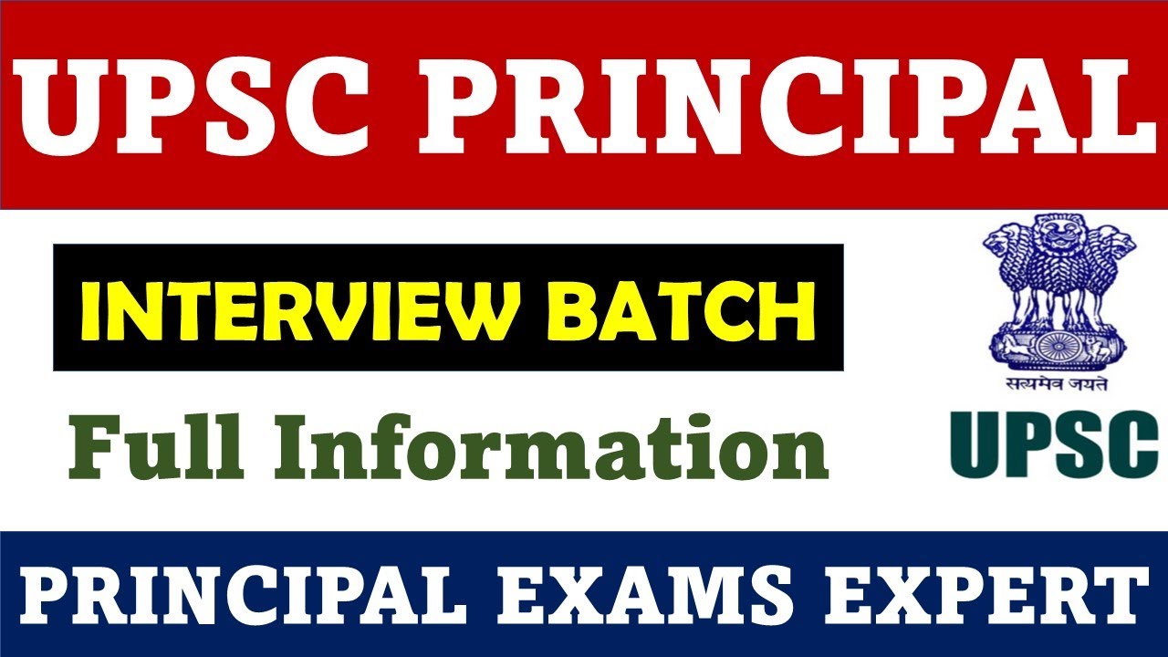 upsc-principal-interview-batch-post-specific-crash-course-and