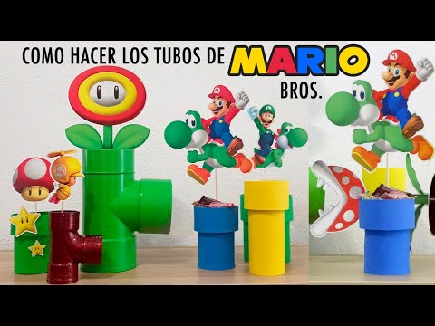 Fiestas Bonitas - Decoraciones de Mario Bros para fiesta