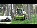 Jaguar im Wald - LU Spitzner mit 2 Häcksler beim Agrarteam Fuchsmühle - Claas Xerion 3800 -Fendt 926