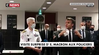 Emmanuel Macron annonce une aide de 10 millions d'euros pour les policiers travaillant la nuit