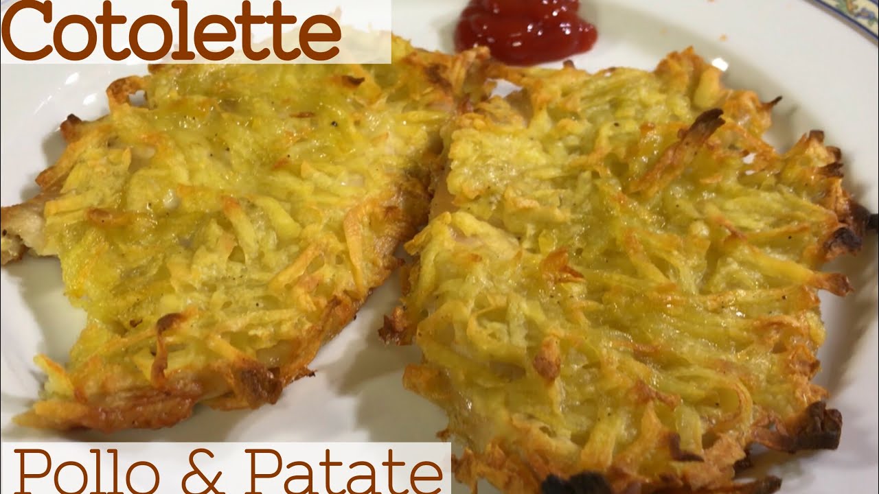 Cotolette Pollo E Patate Ricetta Facile Cutlets Of Chicken And Potatoes Tutti A Tavola Youtube