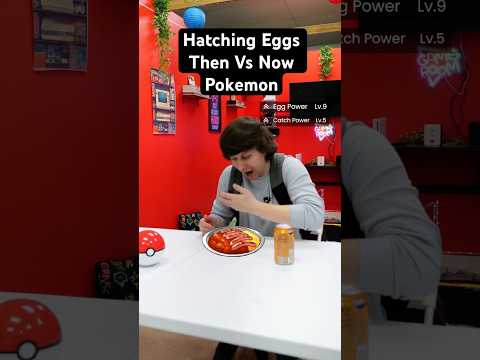 Hatching Eggs Then vs Now in Pokémon
