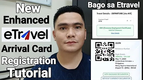 LATEST UPDATE SA MGA UUWI SA PILIPINAS | NEW ENHANCED ETRAVEL ARRIVAL CARD REGISTRATION TUTORIAL
