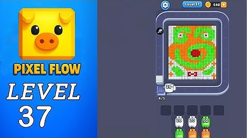 Pixel Flow Level 37 Walkthrough