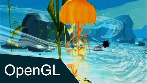 OpenGL - underwater (path)