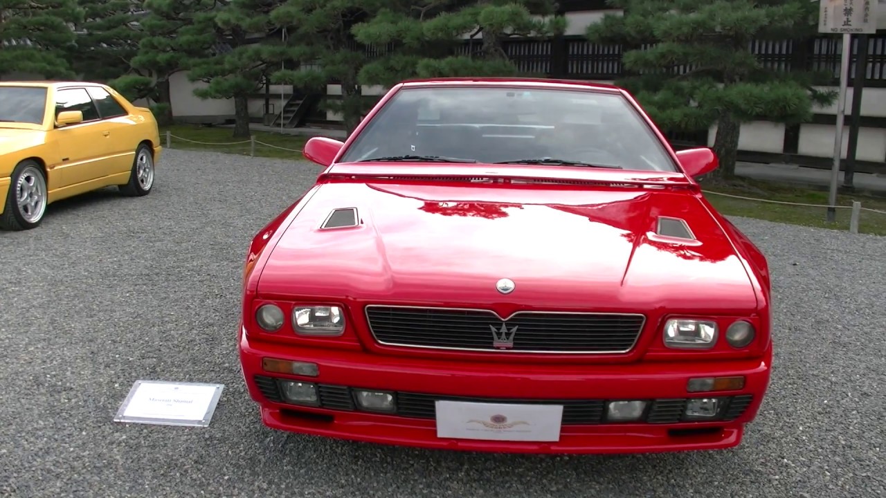 スーパーカー 二条城でマセラティ シャマル Maserati Shamal 1994年 Youtube