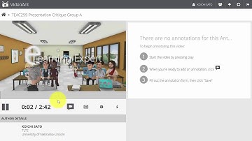 VideoAnt - How to Add Annotations