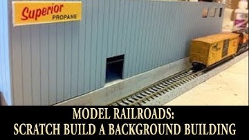 Model Railroads: Scratch Build A Great Background Building!
