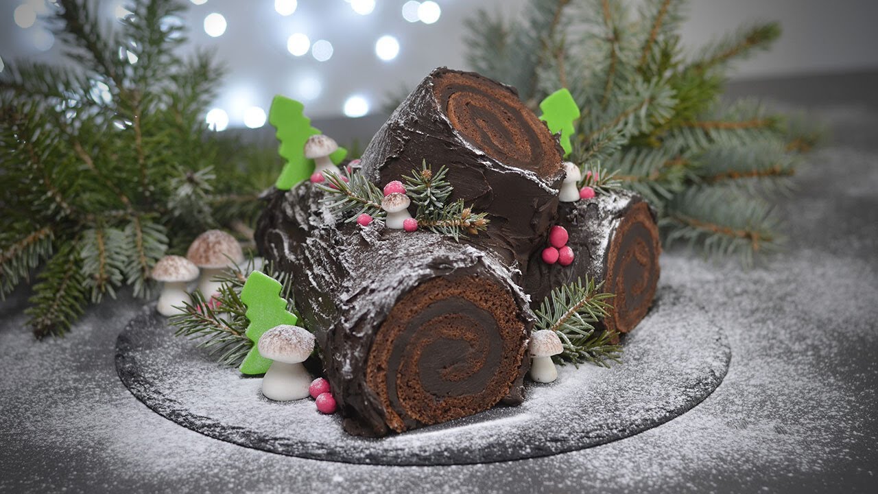 Шоколадный рождественский пень, который вы будете делать на каждое Рождество.