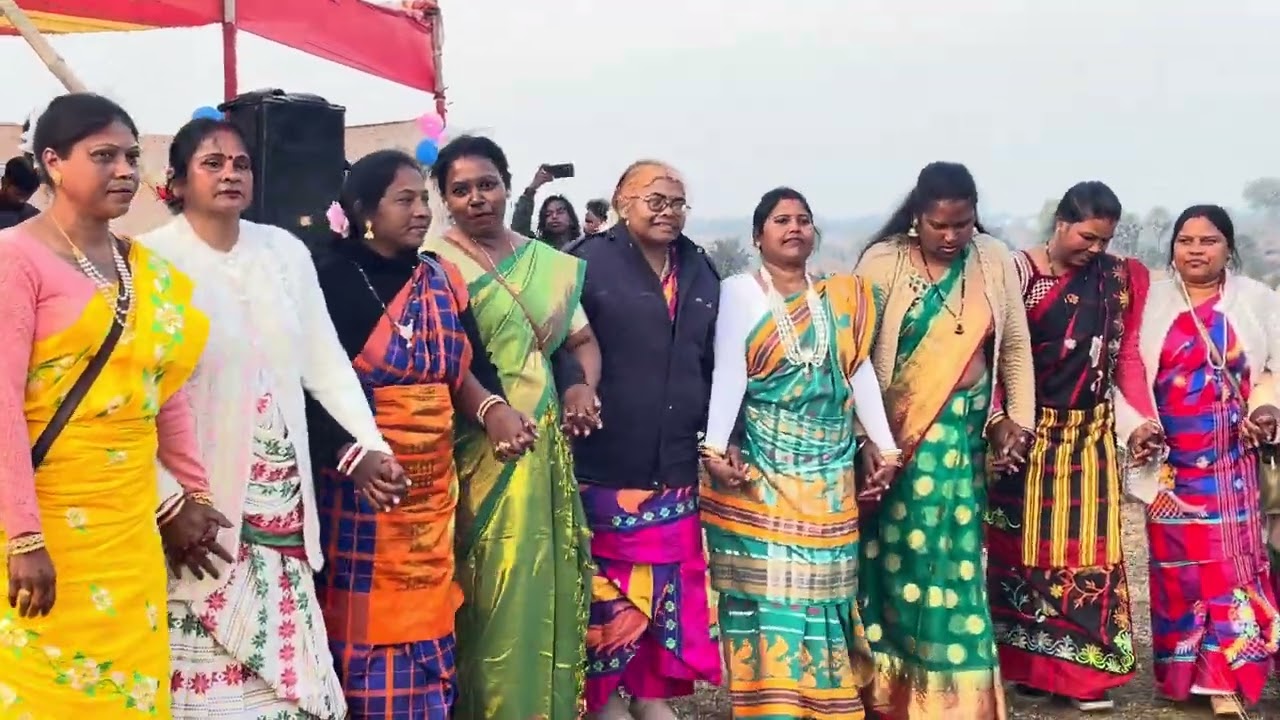  Adivasi  Sikchak sammelan jamtara #santhali #sohrai enech 2926