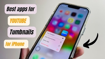 Best Thumbnail maker app for iPhone || How to make YouTube thumbnails in iPhone