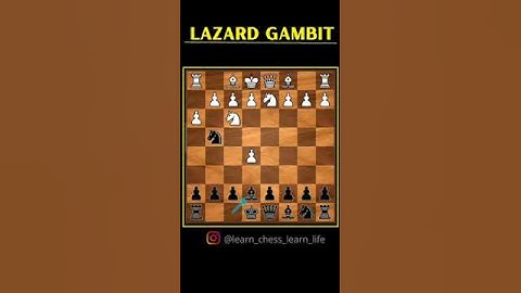 Lazard Gambit || Chess Tricks To Win Game Fast!! #shorts #shortvideo