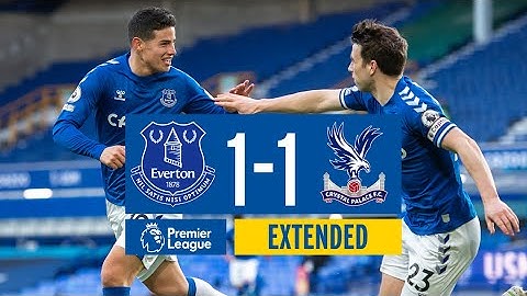 EXTENDED HIGHLIGHTS: EVERTON 1-1 CRYSTAL PALACE