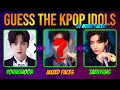 KPOP GAME | Guess The K-Pop Idols By Mixed Faces #1 (HARD?)