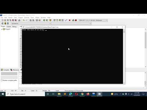 C++ Program to Delete Element from Array and print the Array