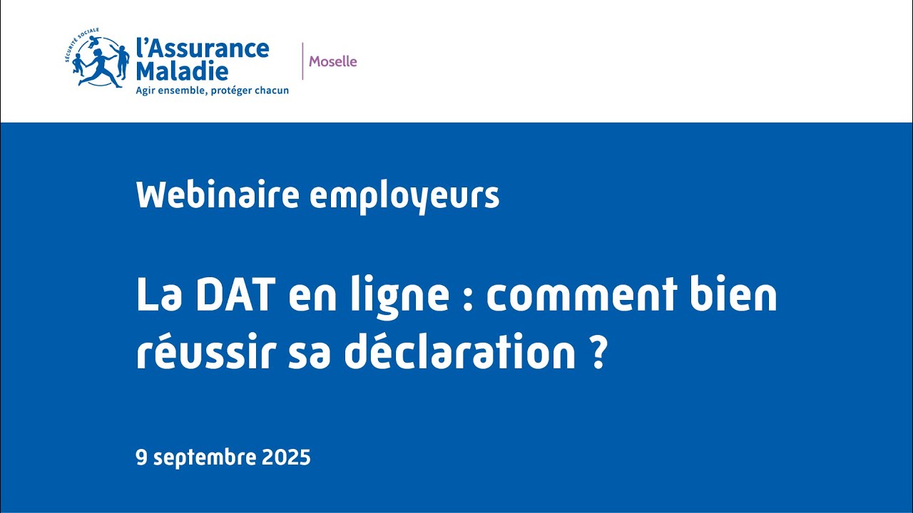 Replay webinaire employeurs : la DAT en ligne, comment bien réussir sa déclaration du 09/09/25