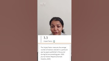 What is Impact factor in Research Articles #physiotrendz #research