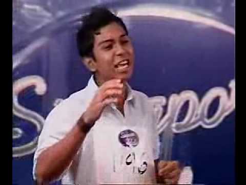 1st Singapore Idol...Taufik Batisah during his audition... (Not Mine)