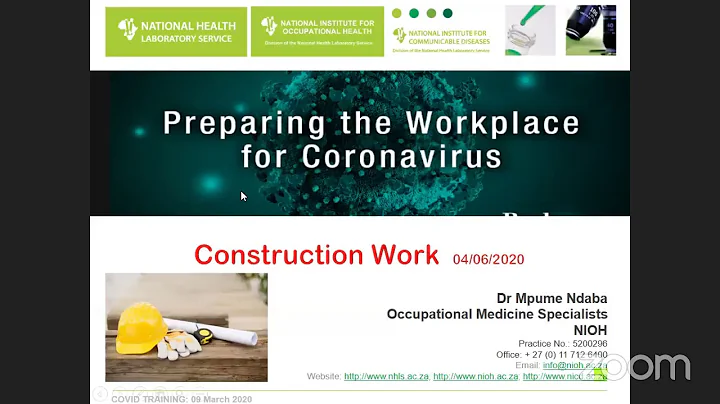 COVID-19 and Construction work &  Return-to-work