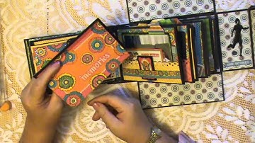 Graphic 45 Bohemian Bazaar mini album in a box