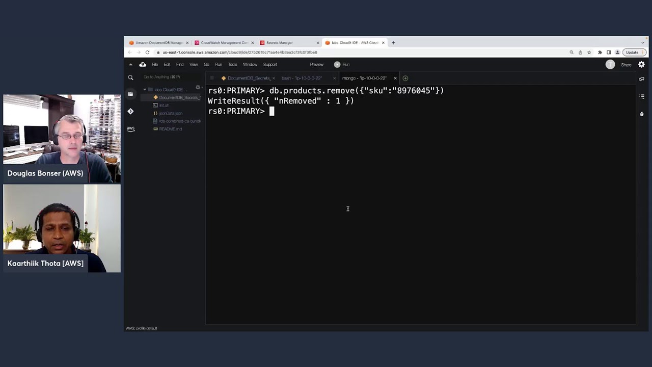 DocumentDB Insider Hour | Episode 23 | Amazon DocumentDB for Financial Services