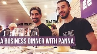 A business dinner with panna (no cotta) | Showcase by Elias Tadili &amp; Hakim Amrani at St-Guidon, RSCA