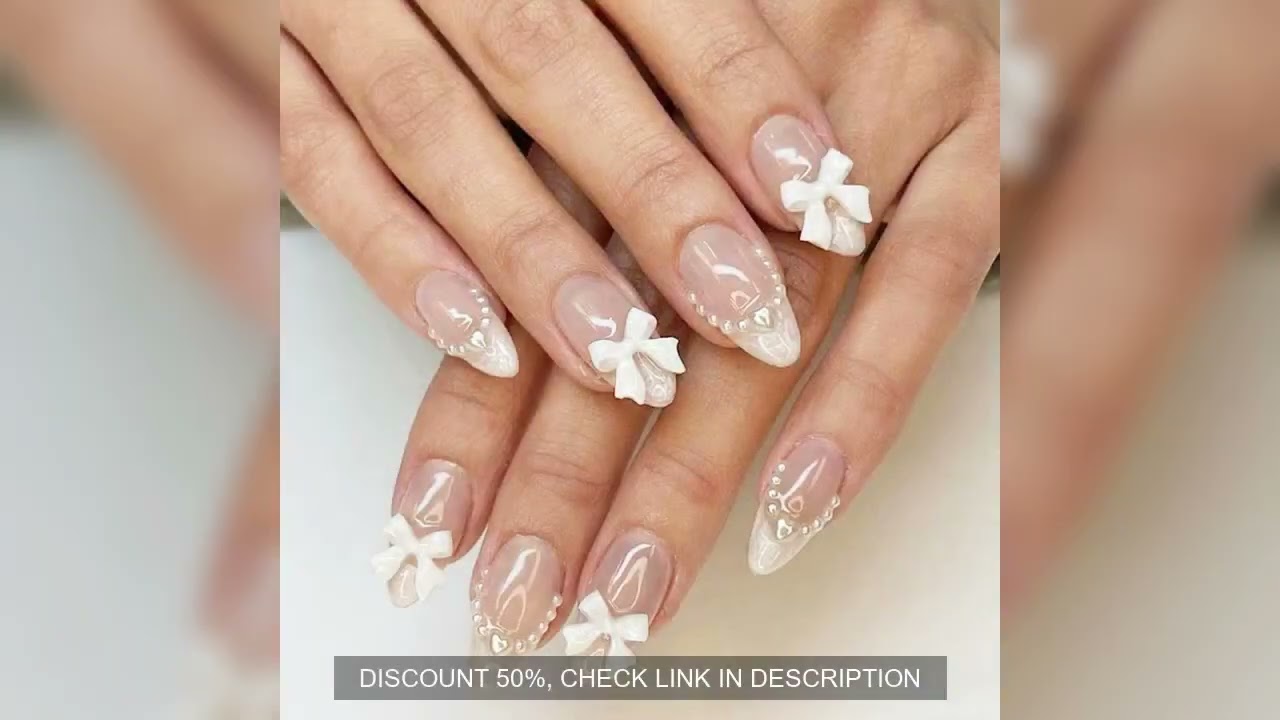 24pcs/1set Nude Press On Nails With White Tip Lightweight And Easy To Stick Fake Nail For Women And