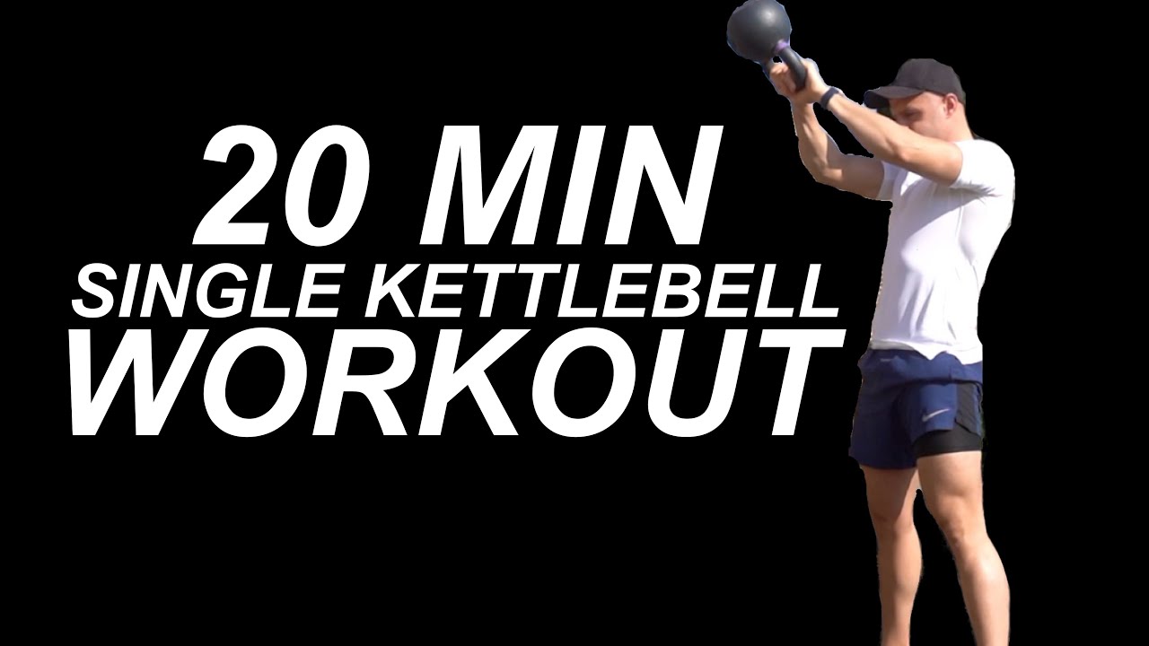 20 MIN: BRUTAL! Single Kettlebell Workout! (Follow Along)