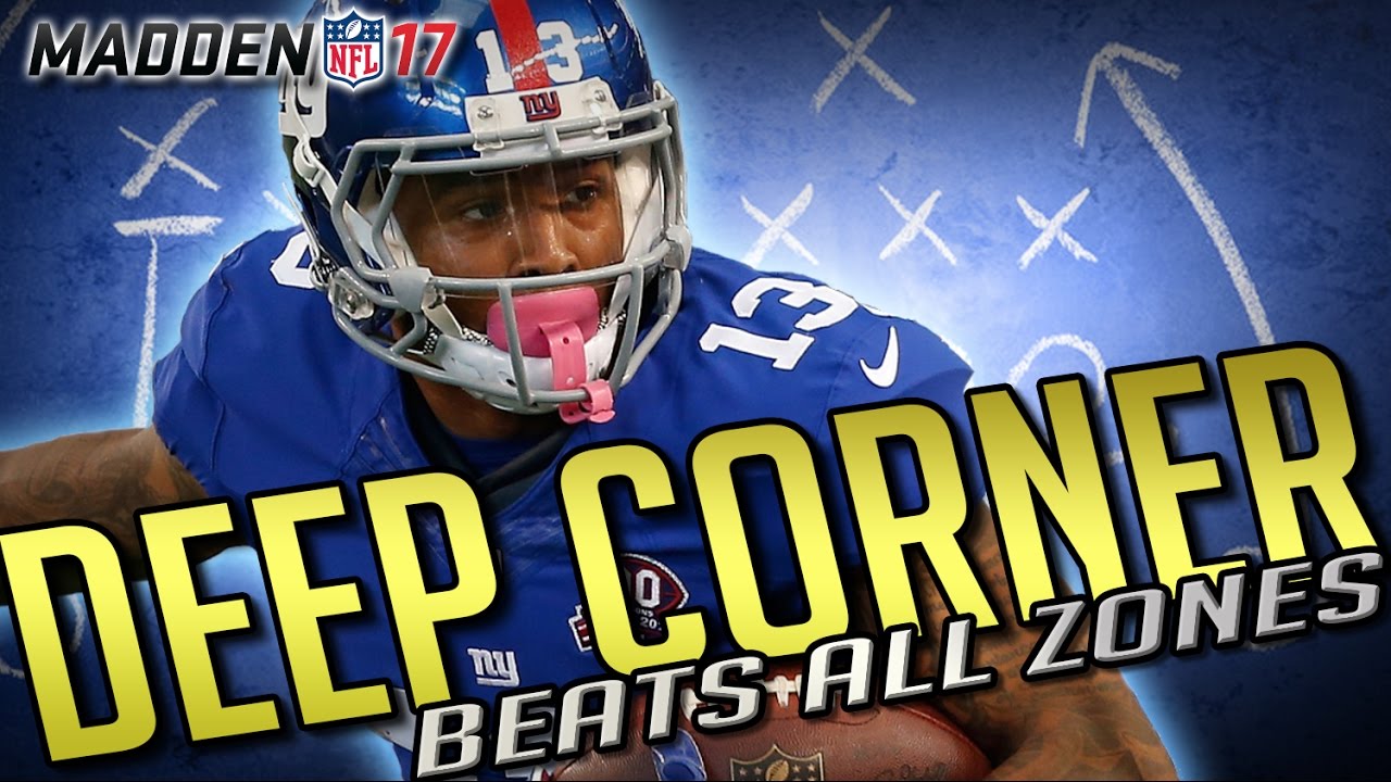 Madden 17 Pro Tips Deep Corner Beats ALL Zones!