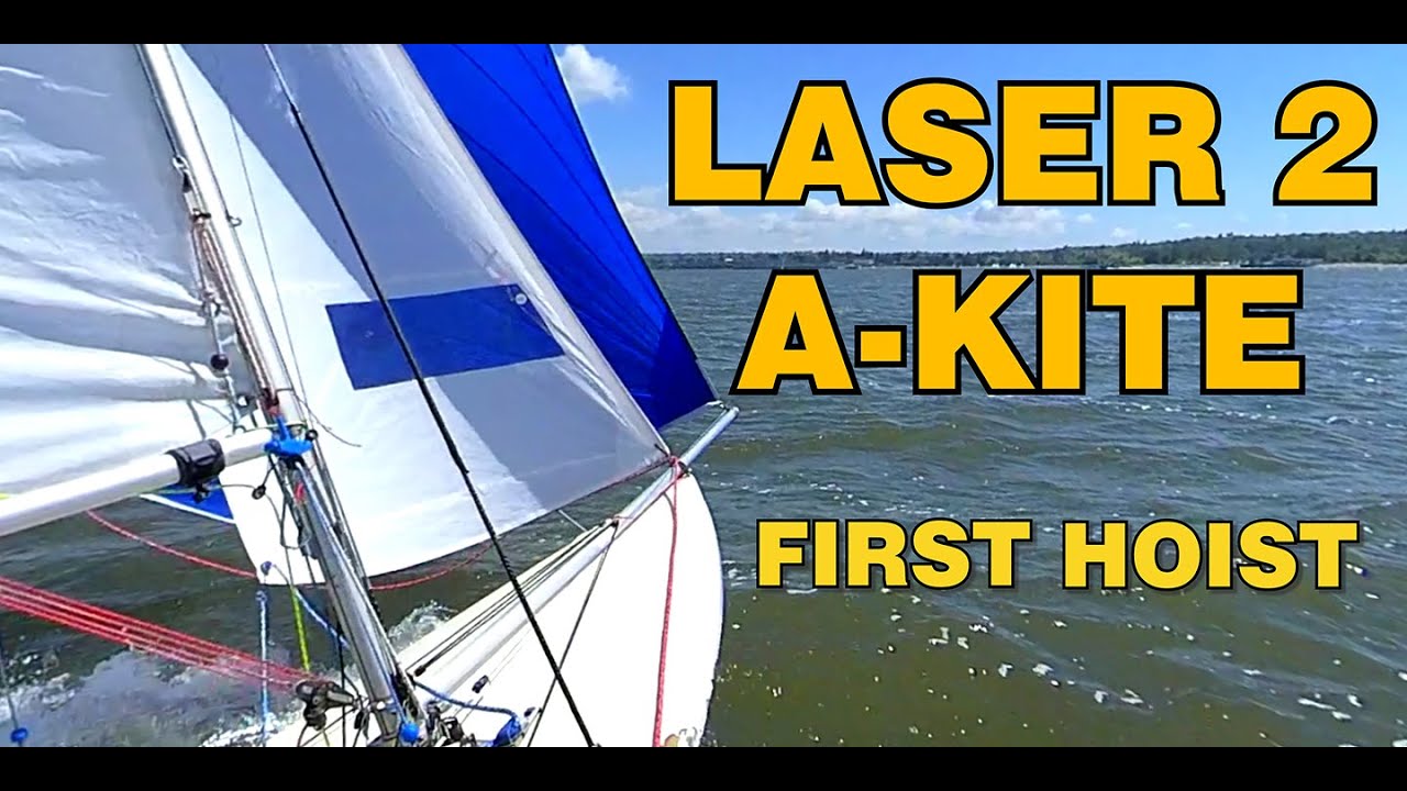 laser sailboat spinnaker