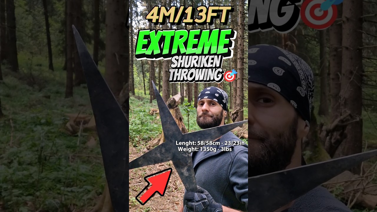 EXTREME Ninja Star Throwing 🎯 