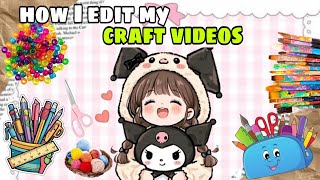 Famous How I edit my craft videos / secret revealed😱 /Crafting videos edit kaise kare #bhartiakkucrafts Net Worth