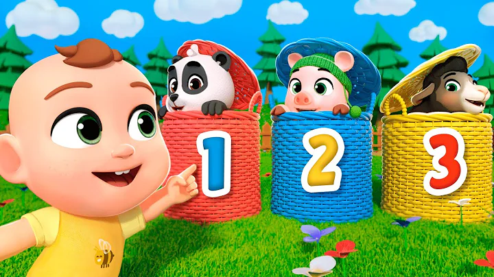 Find Hidden Animals (Peek a Boo Song) | Lalafun Nursery Rhymes & Kids Songs