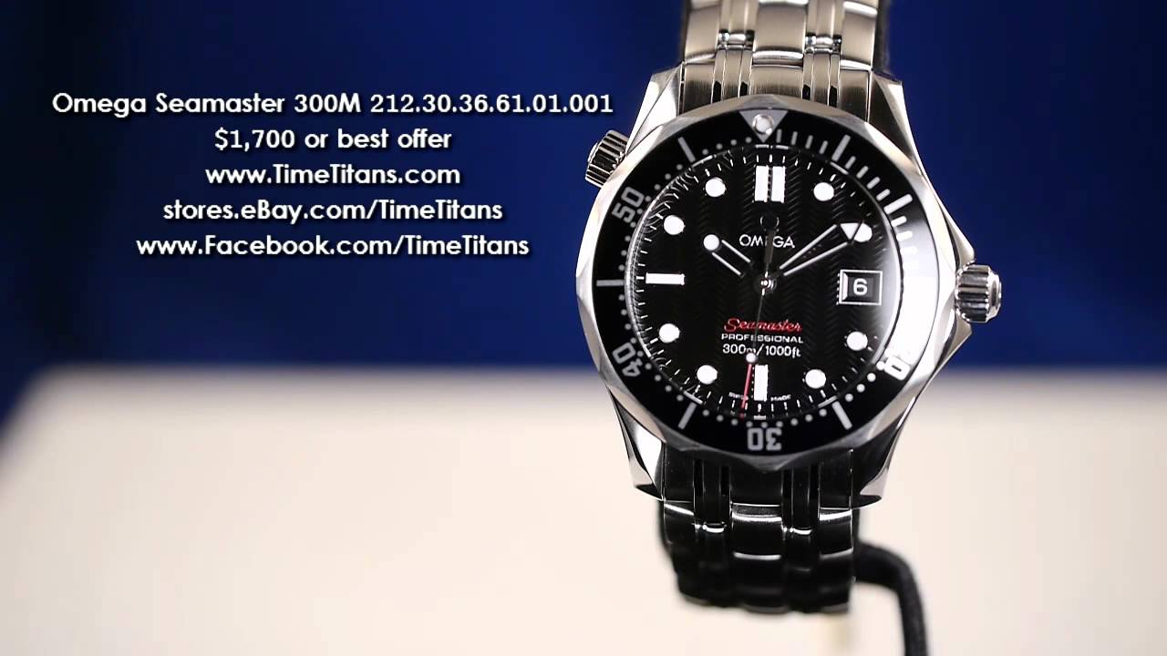 omega seamaster 36mm black