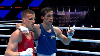 SF (54KG) DVALI DMITRII (RUS) vs JURAEV OYBEK (UZB) | IBA Men's World Boxing Championships 2023