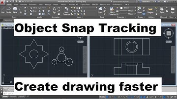 AutoCAD 2015 Object Snap Tracking | Object Snap Tracking Settings | Tips & Tricks