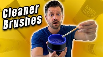 Easy Way To Clean Paint Brushes FAST - Electric Brush Cleaner!