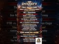 AEW Dynasty 2026 FULL CARD 🔥 MJF vs Omega Headlines!