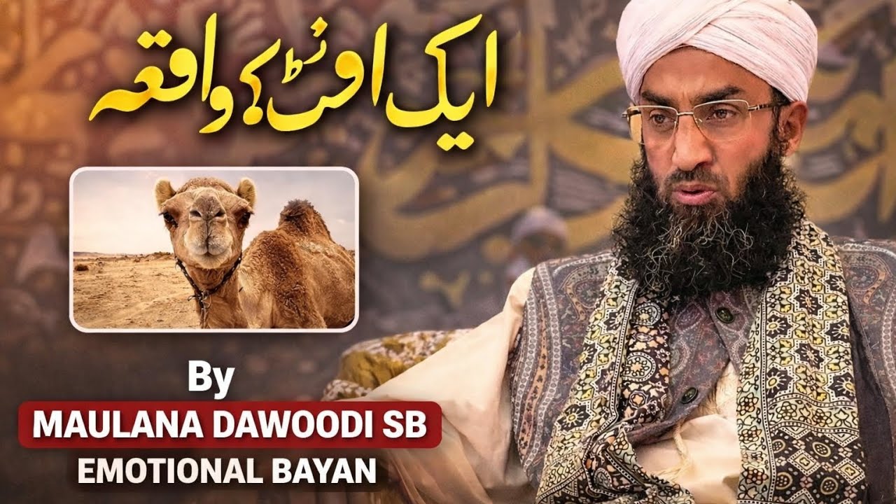 Ek اونٹ (camel) Ka Waqia 😭| Maualana Dawoodi Sb Emotional Bayan 