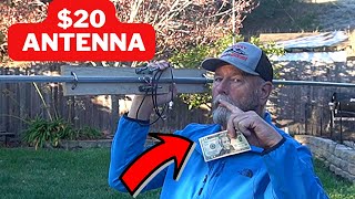 Build this cheap rotatable dipole. Great for Field Day and portable use!