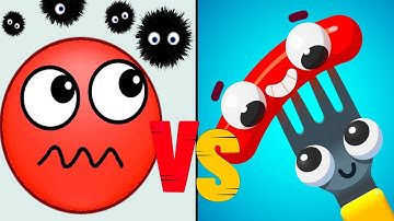 Funny Gameplay Hide Ball VS Fork N Sausage - Satisfying ASMR Gameplay   All Update Levels