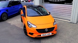 Vauxhall Corsa Wrapped Matte Orange - aka Opel Corsa