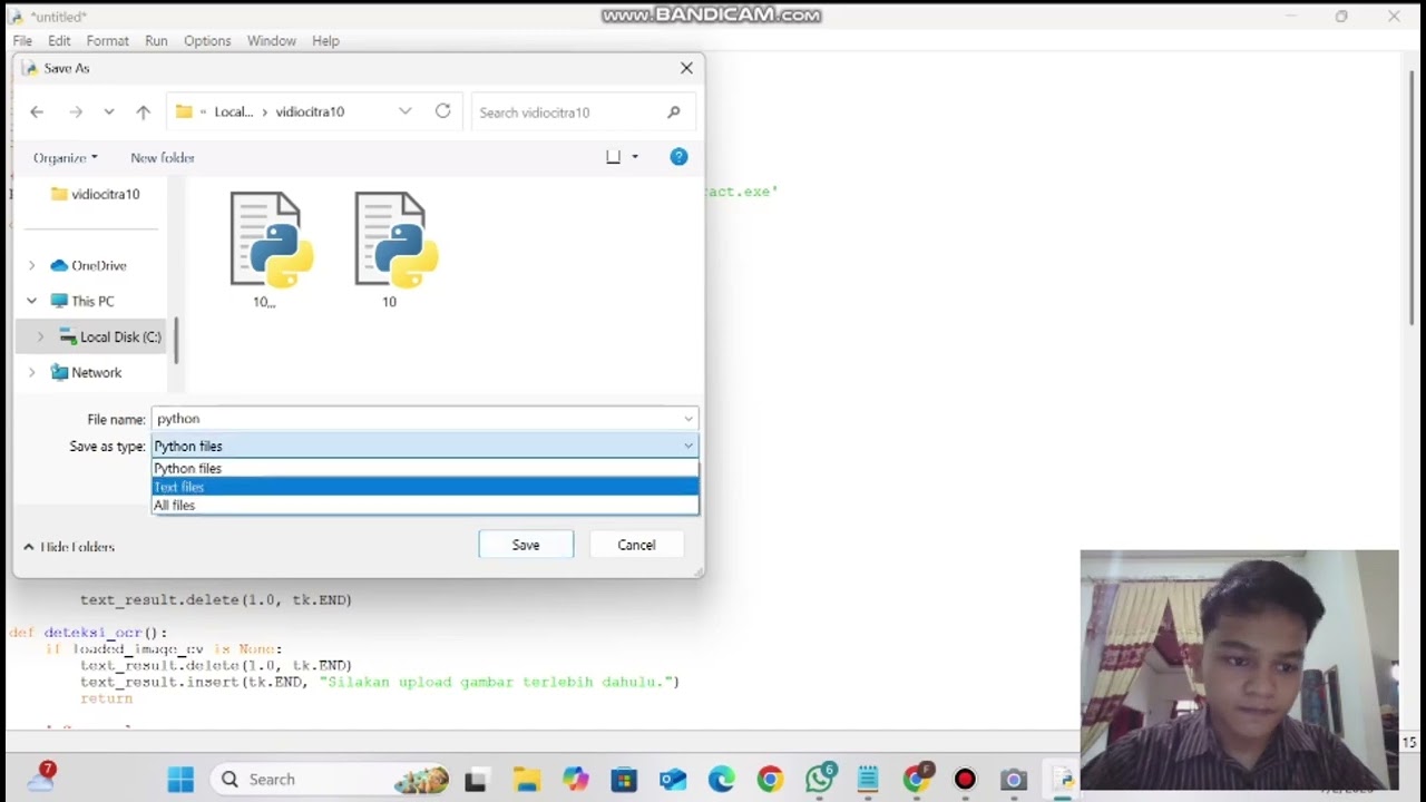 Cara Membuat Aplikasi OCR Python GUI dengan Tkinter & Tesseract | Deteksi Angka Otomatis!