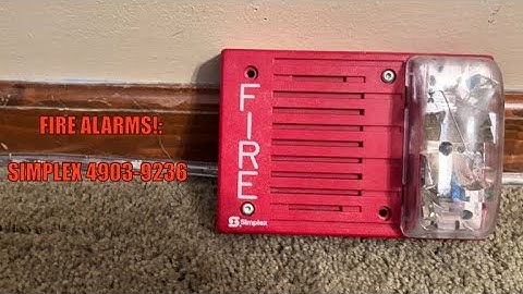 Fire Alarms!: Simplex 4903-9236