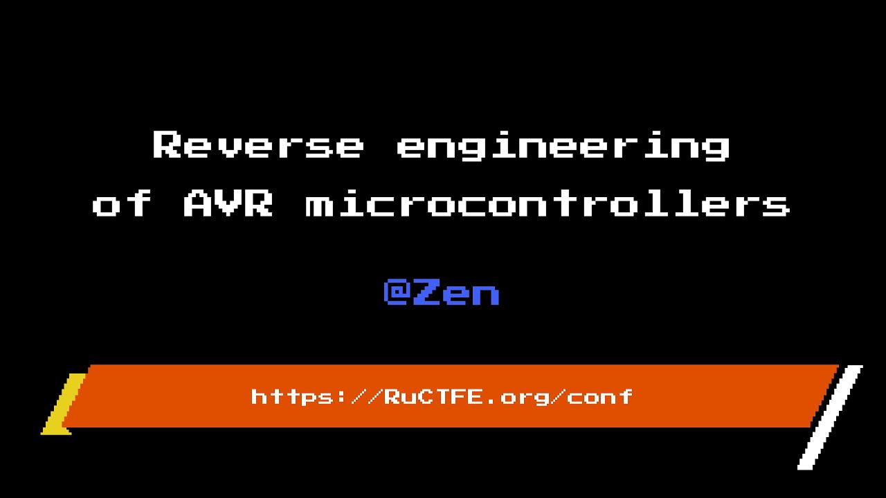 Zen — Reverse engineering of AVR microcontrollers