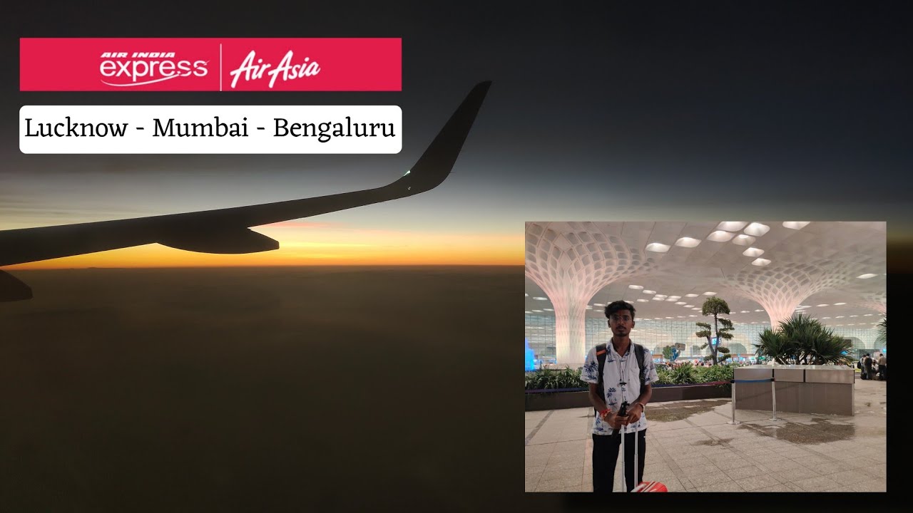 AIX Connect | Lucknow to Mumbai to Bengaluru | Airbus A320neo/ceo - YouTube